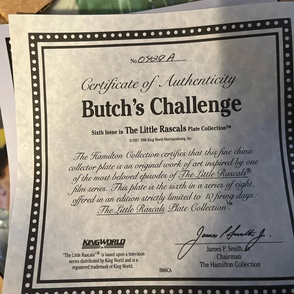 Little Rascal collection plates - Picture 2 of 3